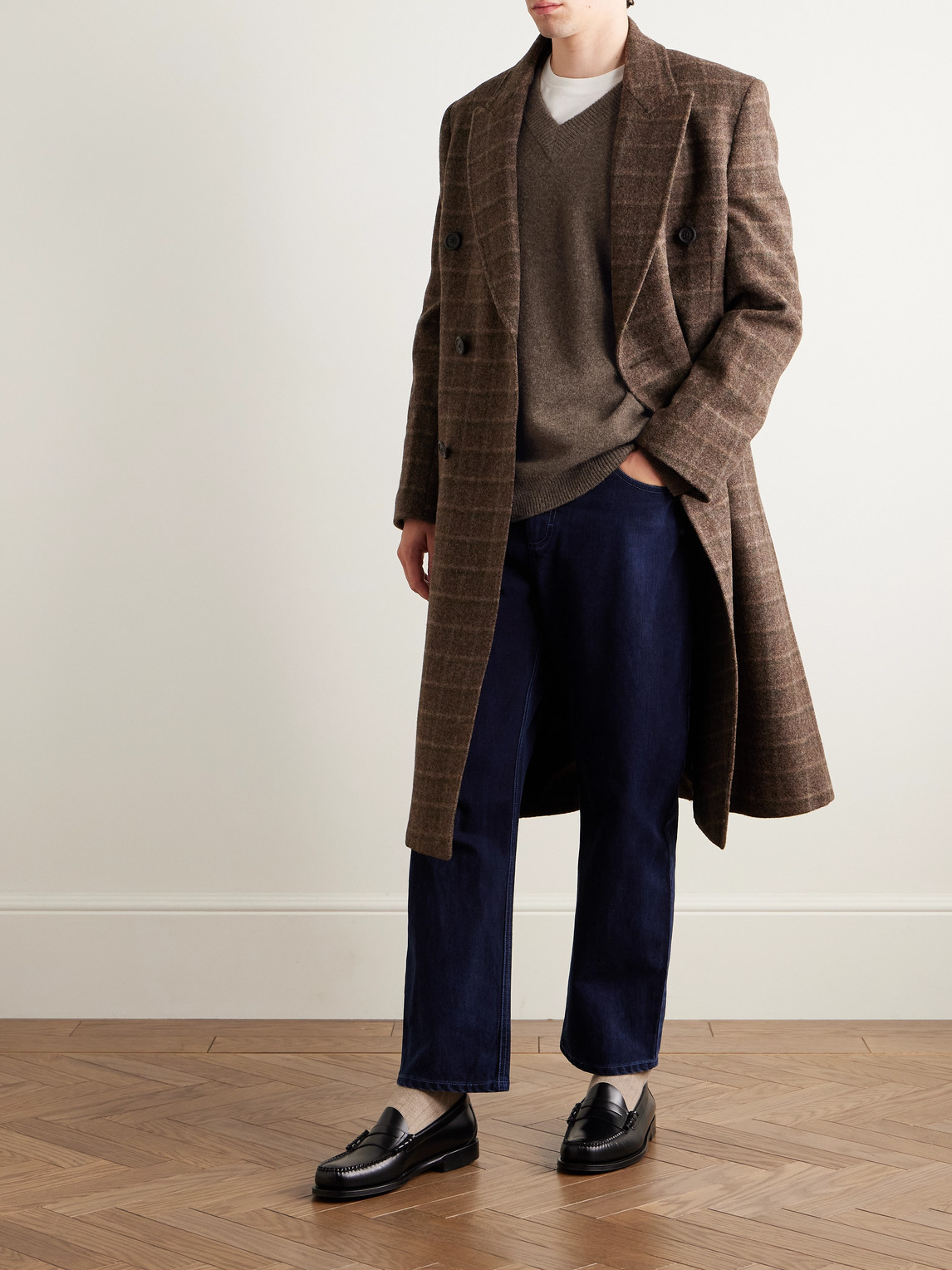 Apc Dany Wool Sweater In Brown