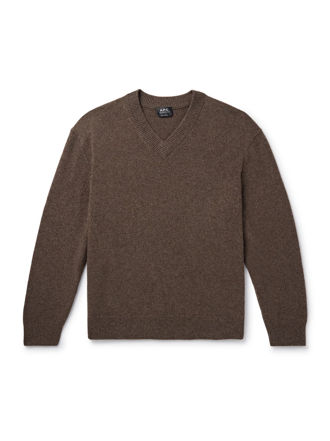Apc Dany Wool Sweater In Brown