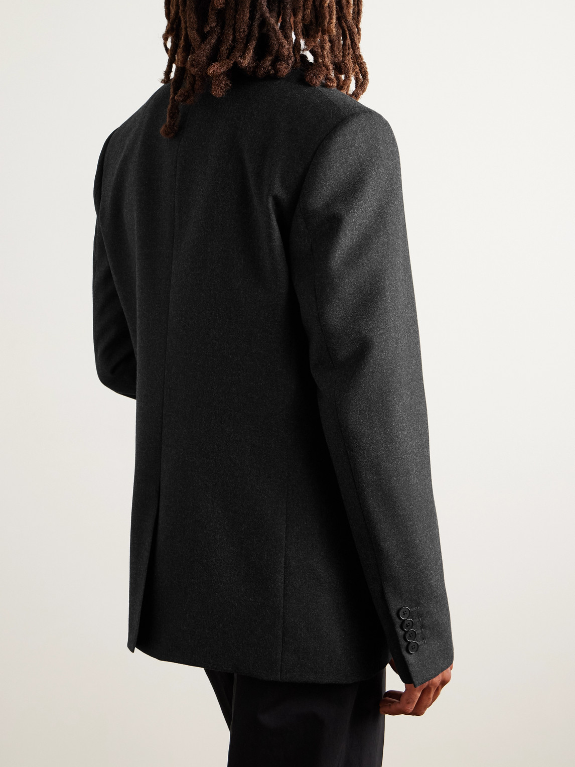 Givenchy Wool-twill Blazer In Gray