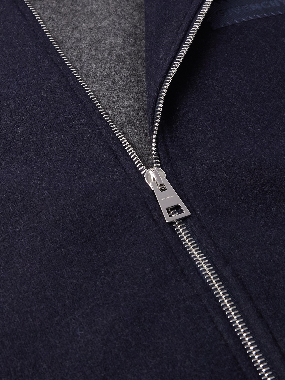 Givenchy Logo-appliquéd Wool-blend Track Jacket In Blue