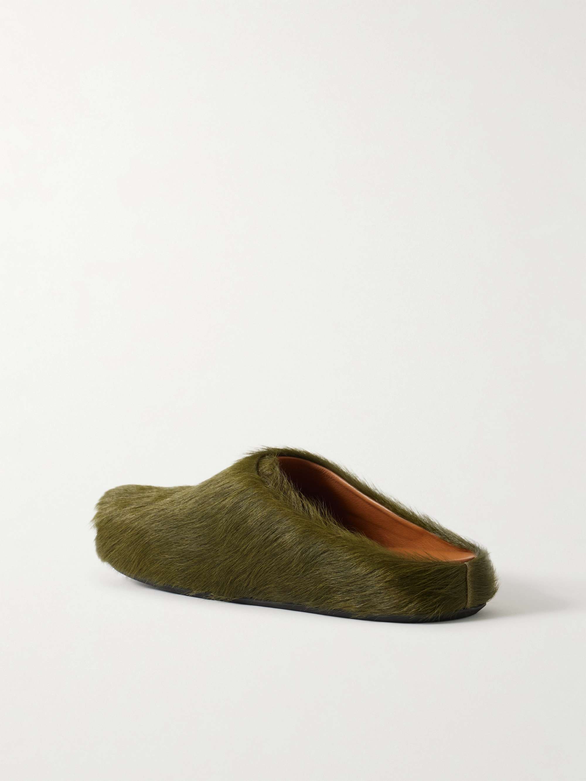 MARNI Fussbett Calf Hair Slippers
