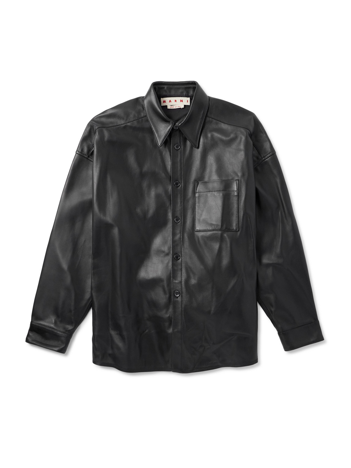 Leather Jacket - Men | Marni | Black | men | ID