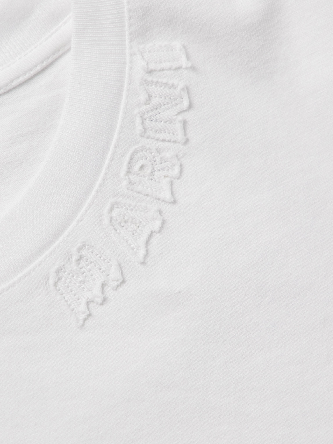 Marni T-shirt In Cotone Bianco Uomo