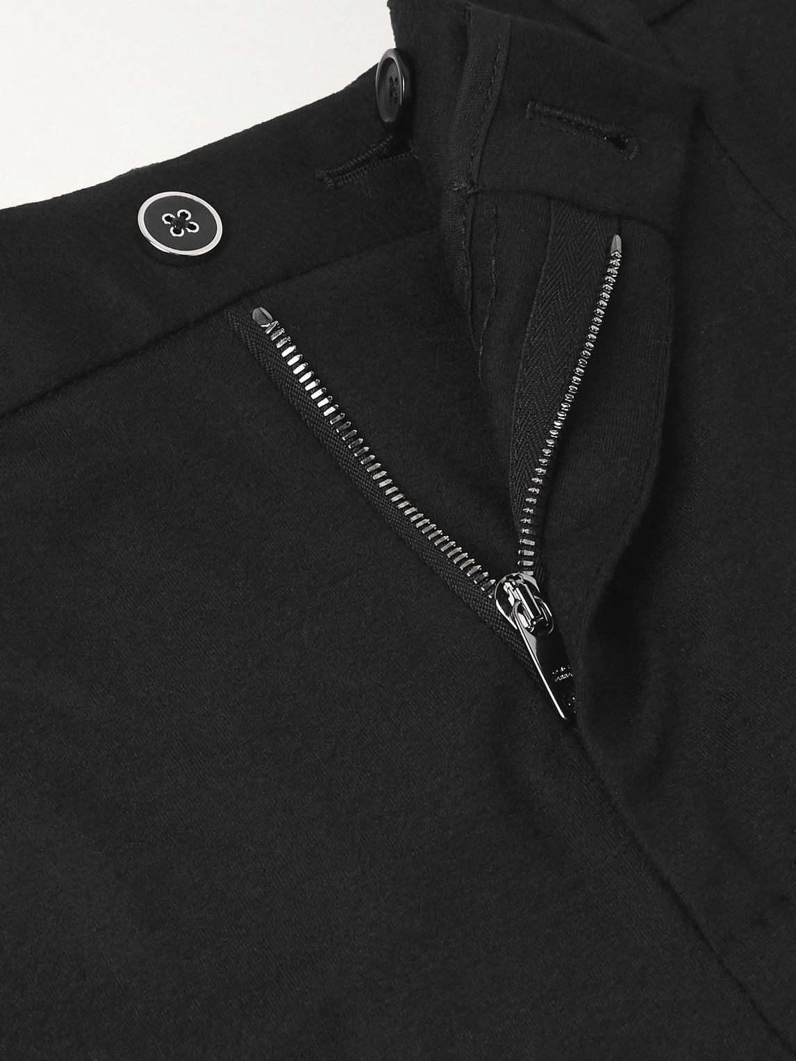 Dolce & Gabbana Slim-fit Cropped Wool Trousers In Black