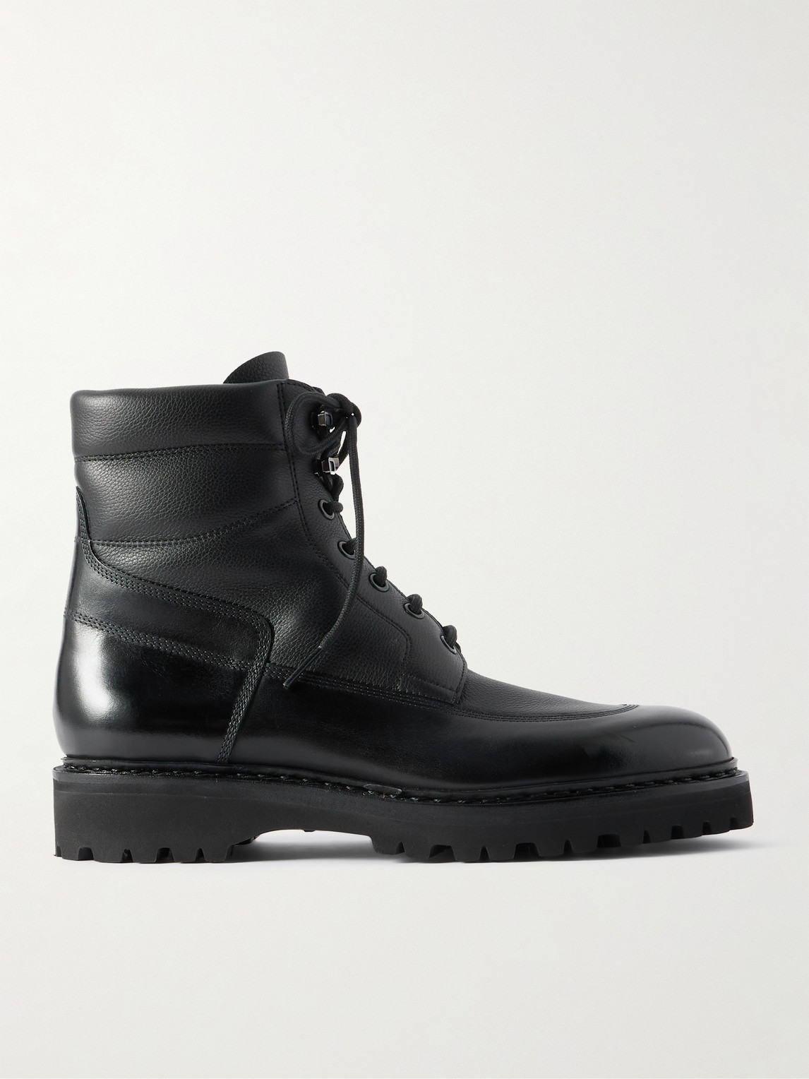 John Lobb – Peak Panelled Leather Boots