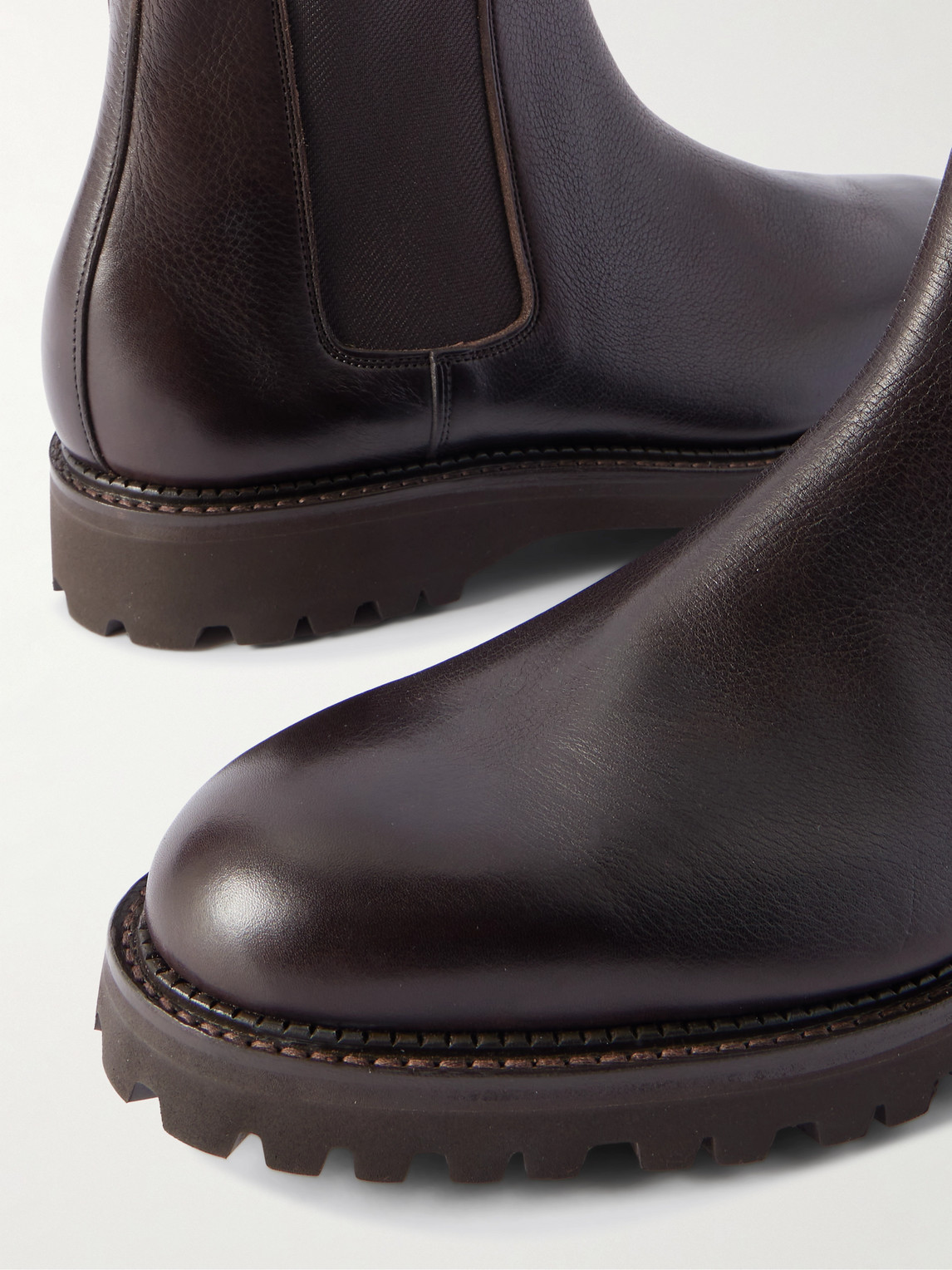 John Lobb Lawry Leather Chelsea Boots In Brown