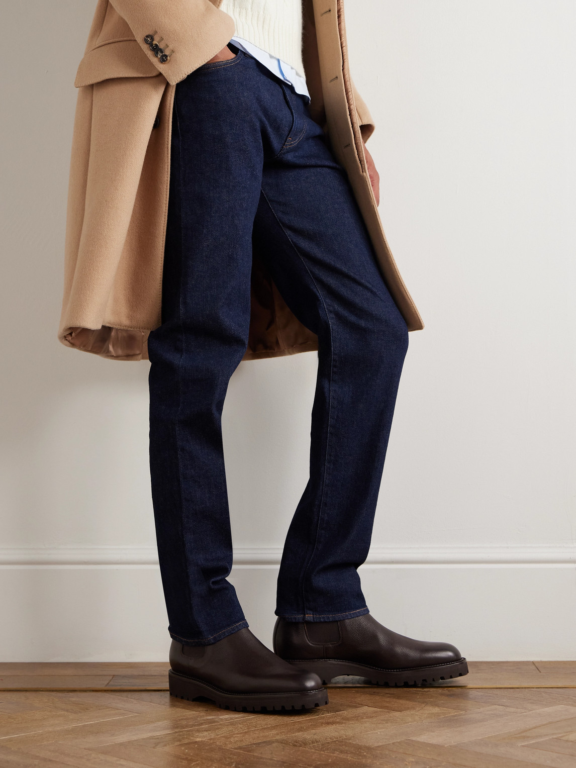 John Lobb Lawry Leather Chelsea Boots In Brown