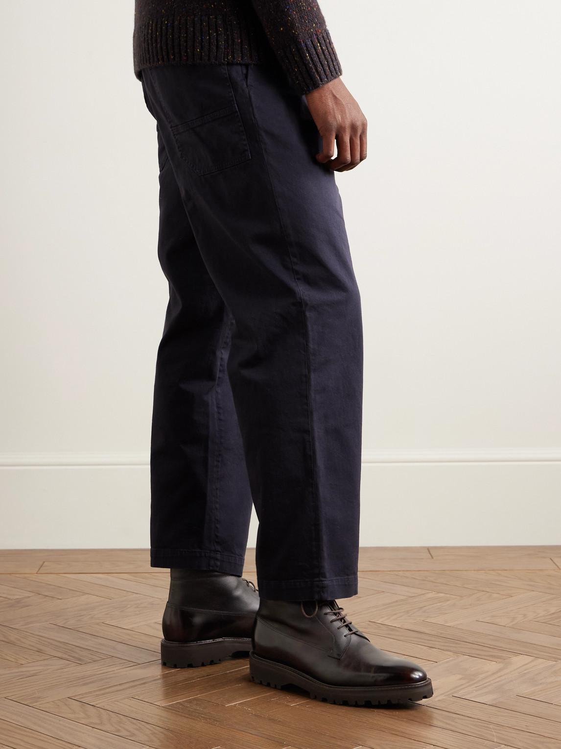 John Lobb Alder Burnished-leather Boots In Brown