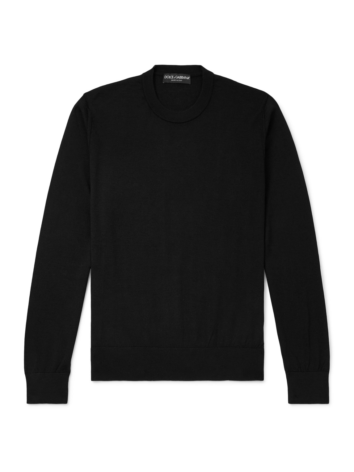 Dolce & Gabbana Cashmere Sweater In Black
