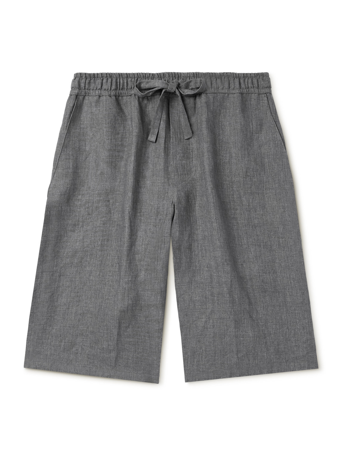 Dolce & Gabbana Straight-leg Linen Drawstring Shorts