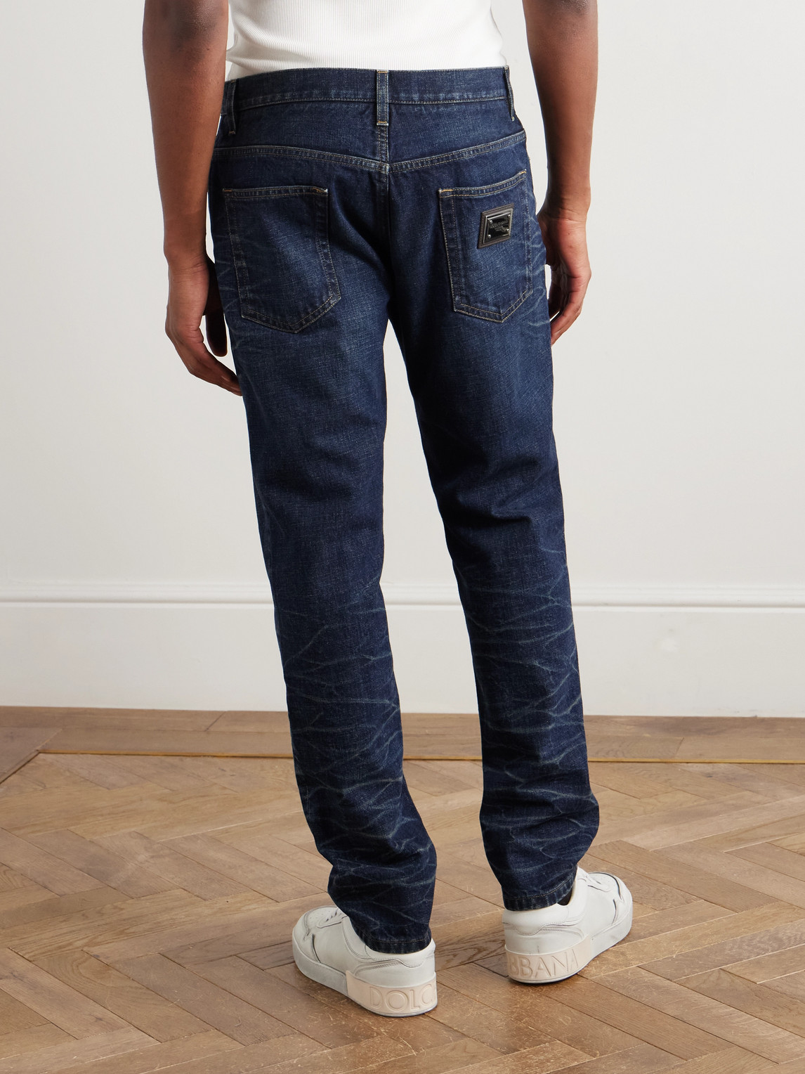 Dolce & Gabbana Straight-leg Jeans In Blue