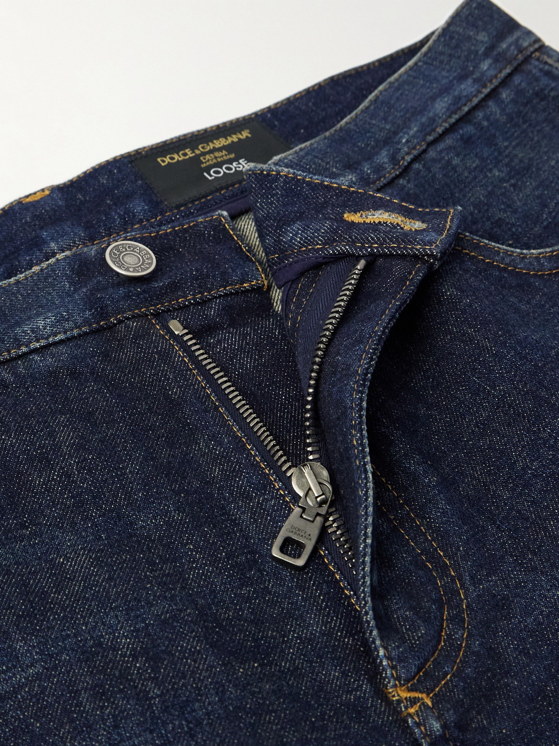 Dolce & Gabbana Straight-leg Jeans In Blue