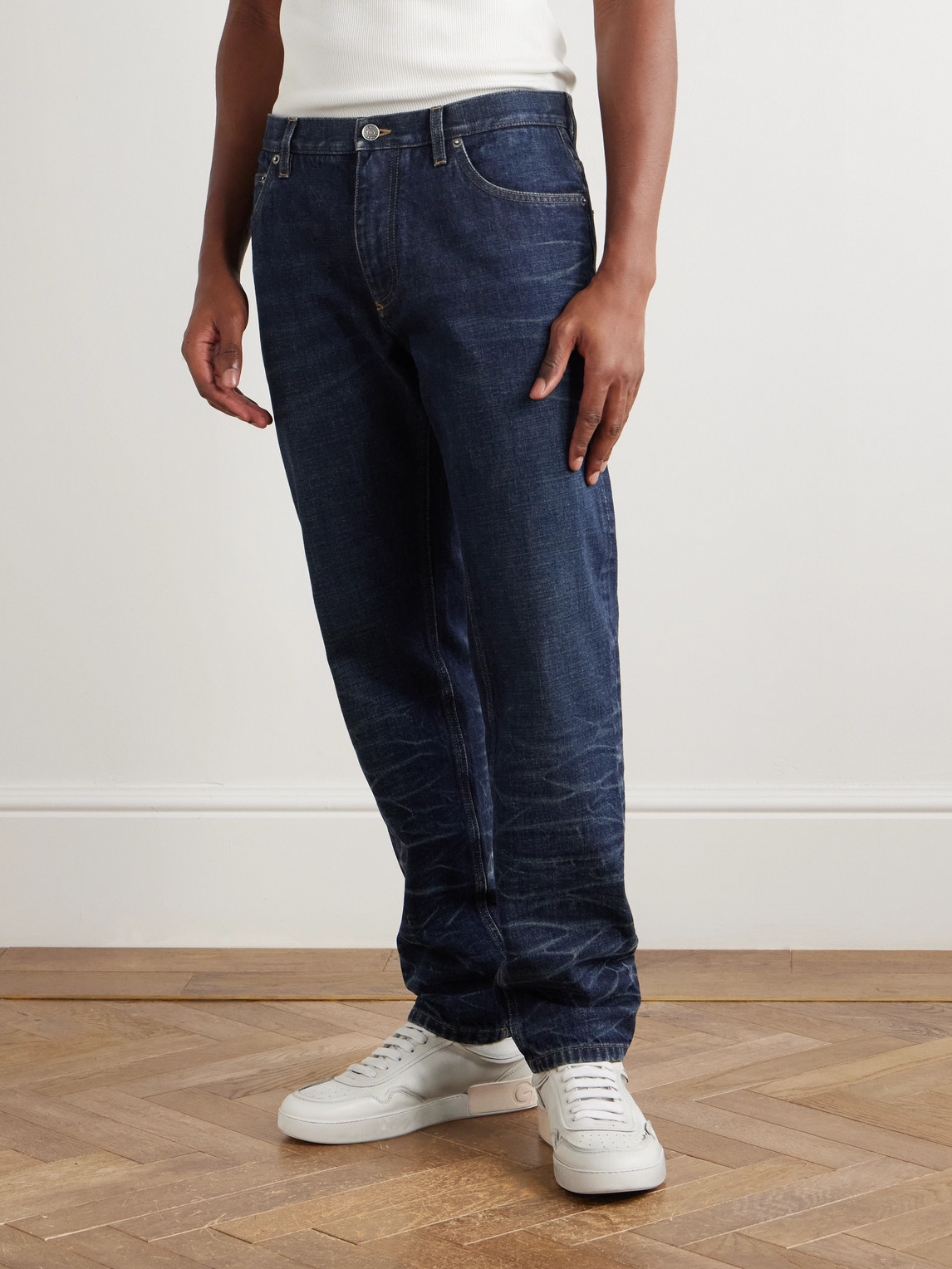 Dolce & Gabbana Straight-leg Jeans In Blue