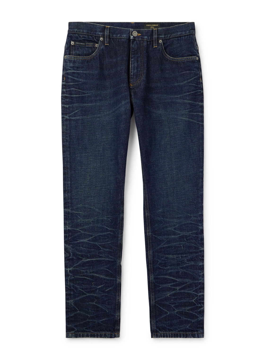 Dolce & Gabbana Straight-leg Jeans In Blue