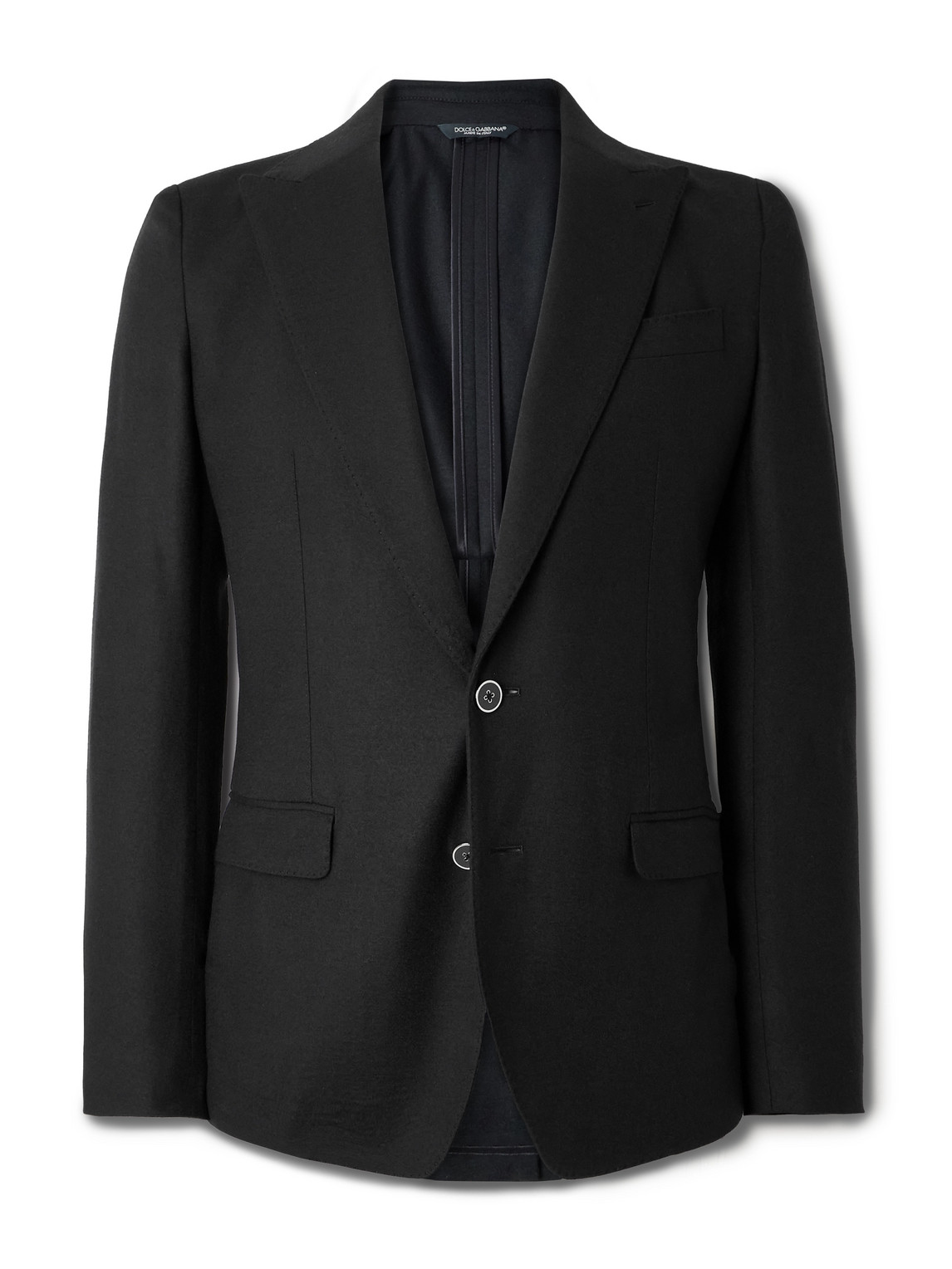 Dolce & Gabbana Wool Suit Jacket In Black