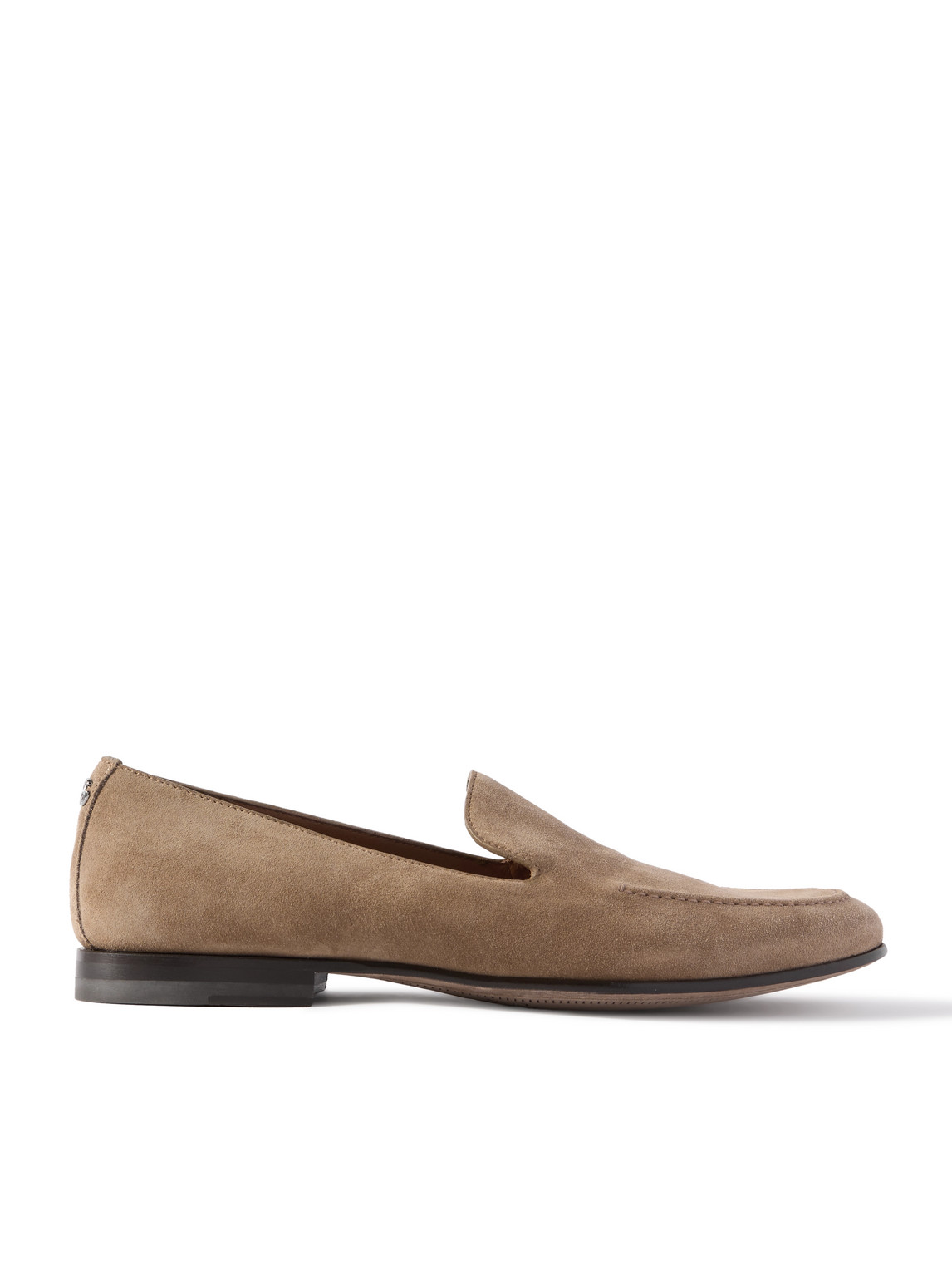 Dolce&Gabbana Logo-Embellished Suede Loafers
