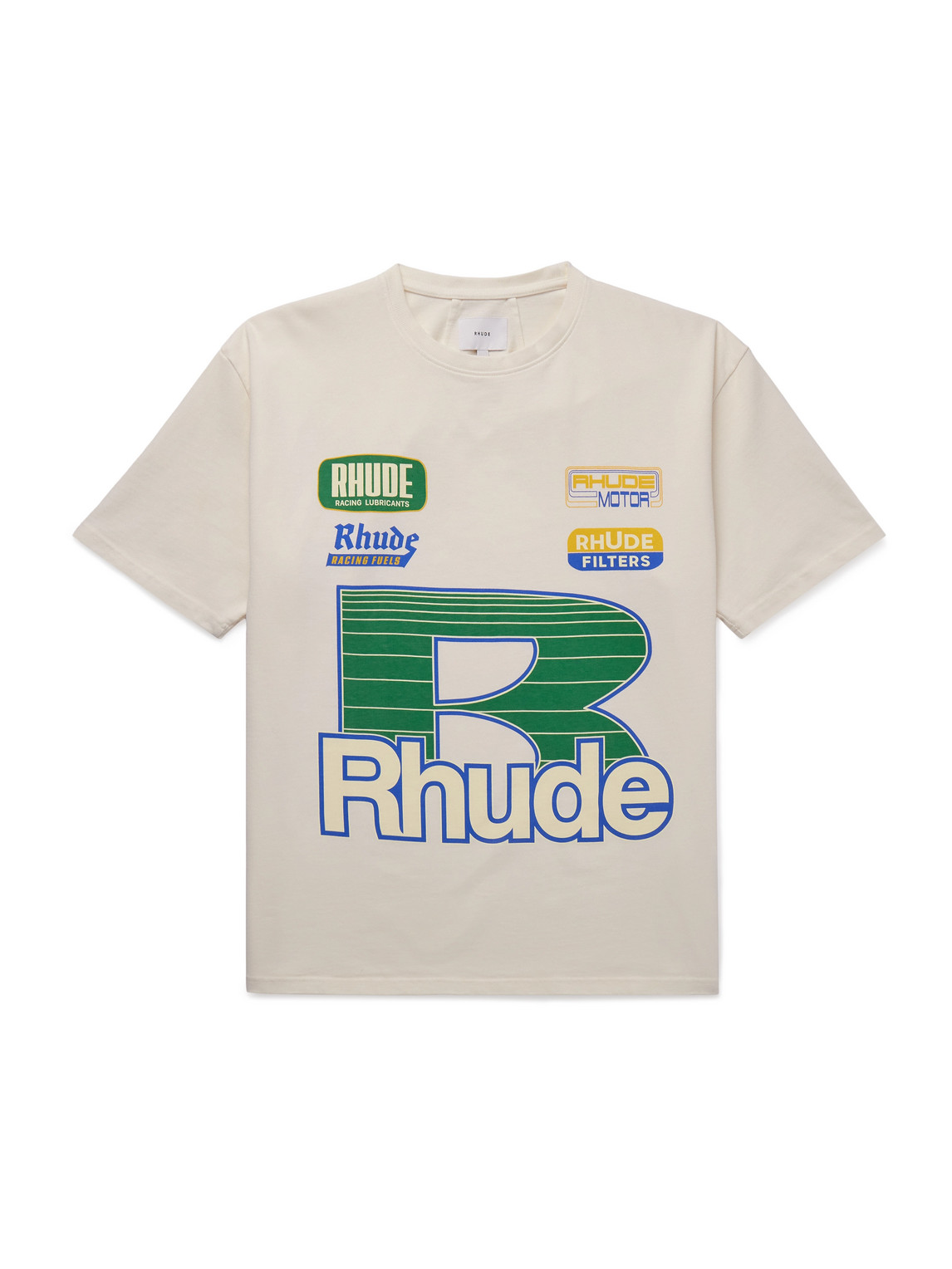 Roadway Racing Printed Cotton-Jersey T-Shirt