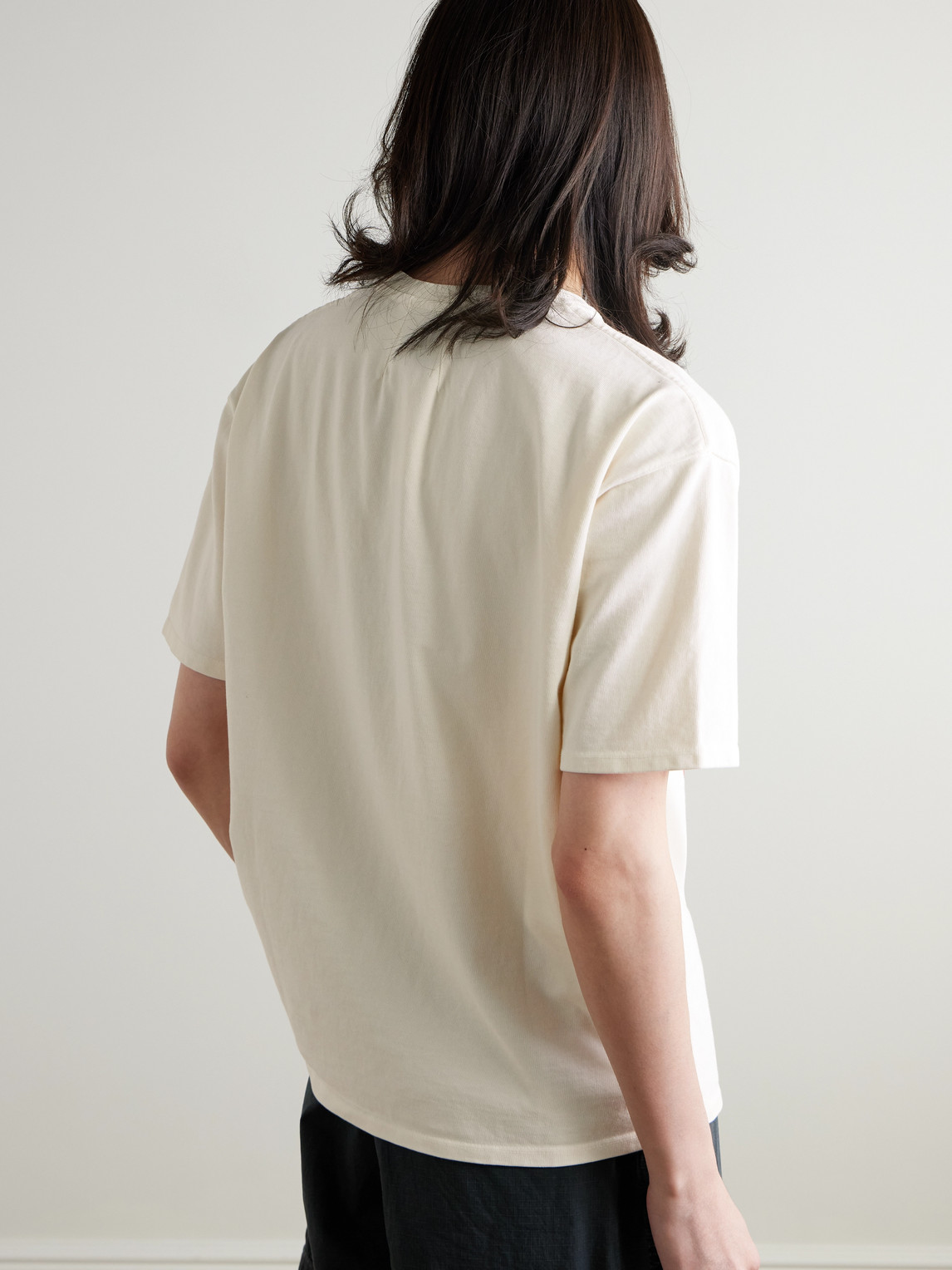 ◆RHUDE◆ ノッティング ヒルイーグル ロゴプリントTシャツ Notting Hill Eagle Logo-Print Cotton-Jersey T-hirt - Men