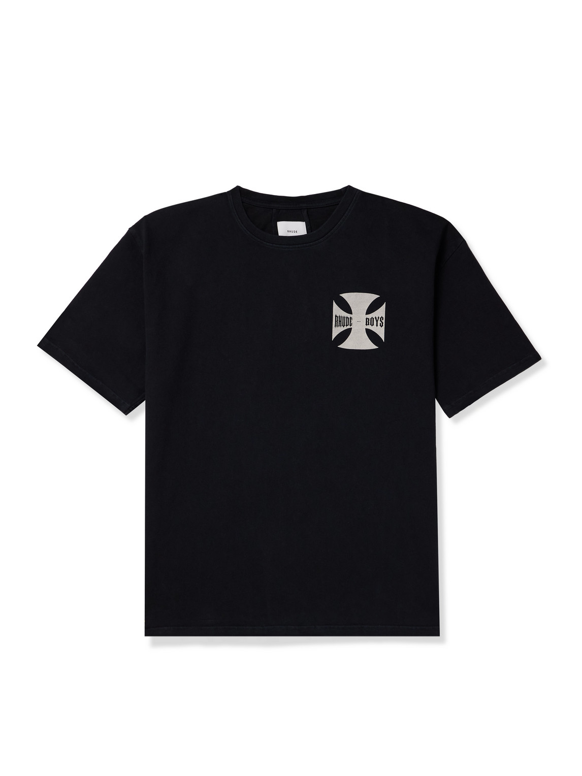 RHUDE x Como 1907 Lago di Como ロゴ コットン Tシャツ 限定品 RHUDE + Como 1907 Lago di Como Logo-Print Cotton-Jersey T