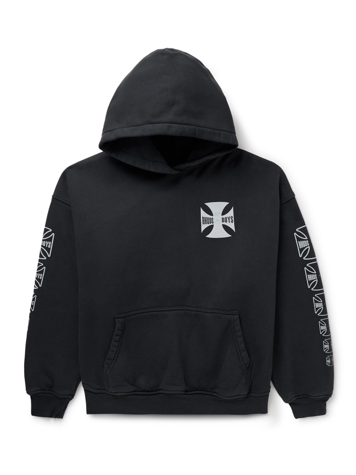 Logo-Print Cotton-Jersey Hoodie