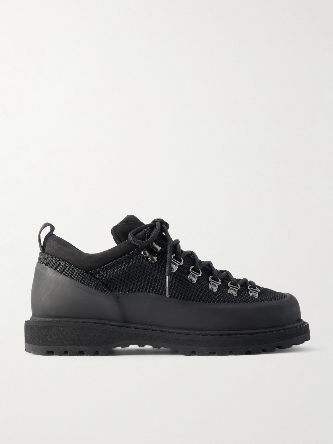 Roccia Basso Sport Rubber and Suede-Trimmed Tech-Shell Hiking Boots
