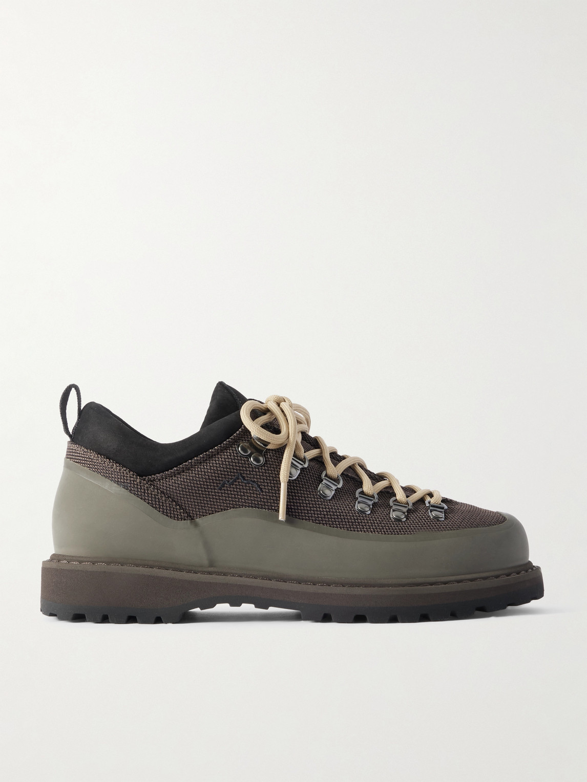 Roccia Basso Sport Rubber and Suede-Trimmed Tech-Shell Hiking Boots