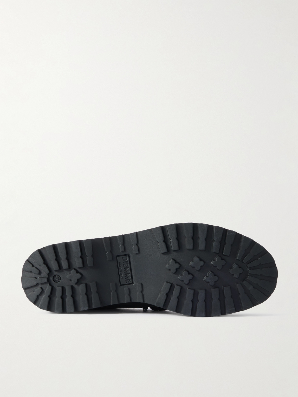 Diemme Cornaro Rubber And Nubuck-trimmed Suede Boots In Green