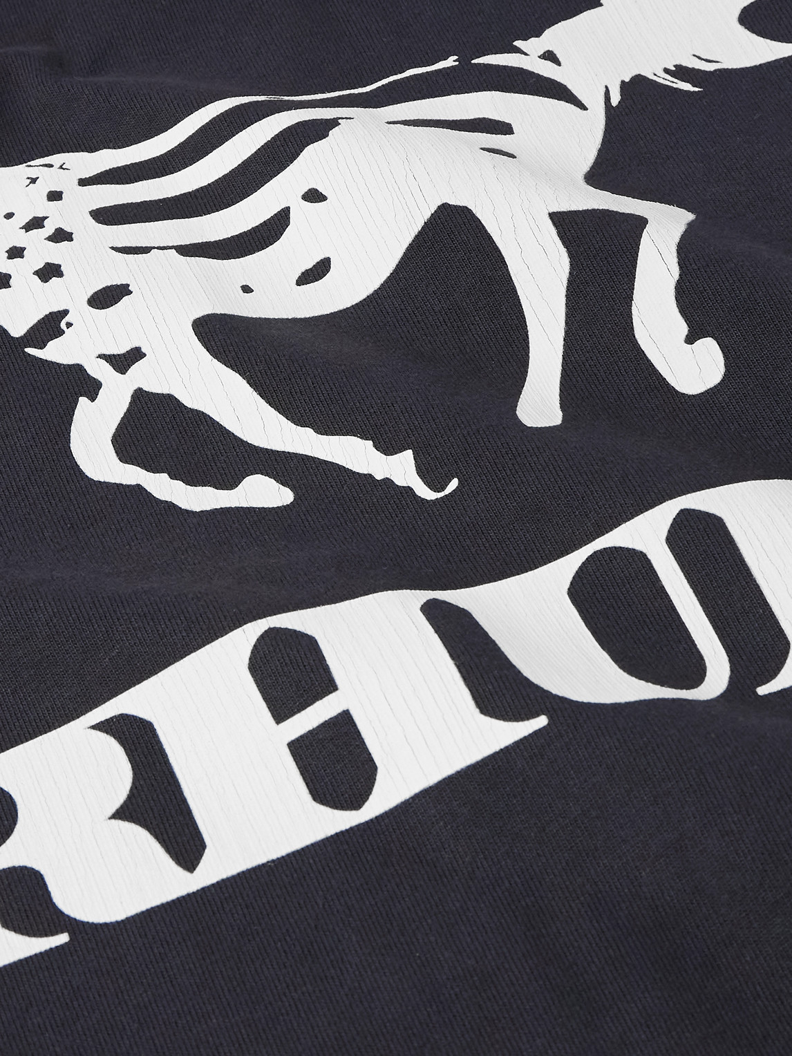 Rhude Crew Neck Short Sleeve Graphic Print T-shirt In Black