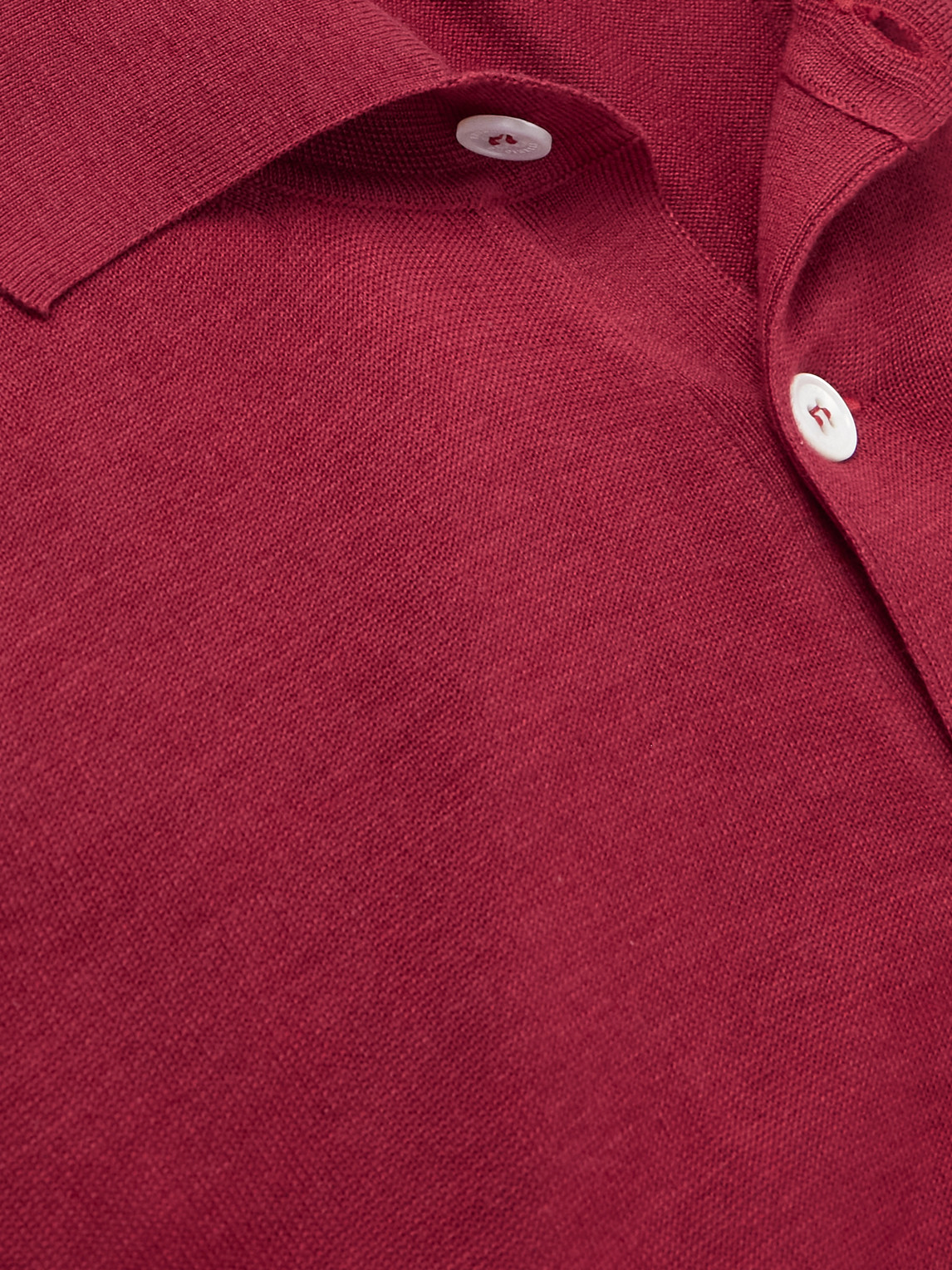 Brunello Cucinelli Slim-fit Logo-embroidered Silk And Cotton-blend Polo Shirt In Red