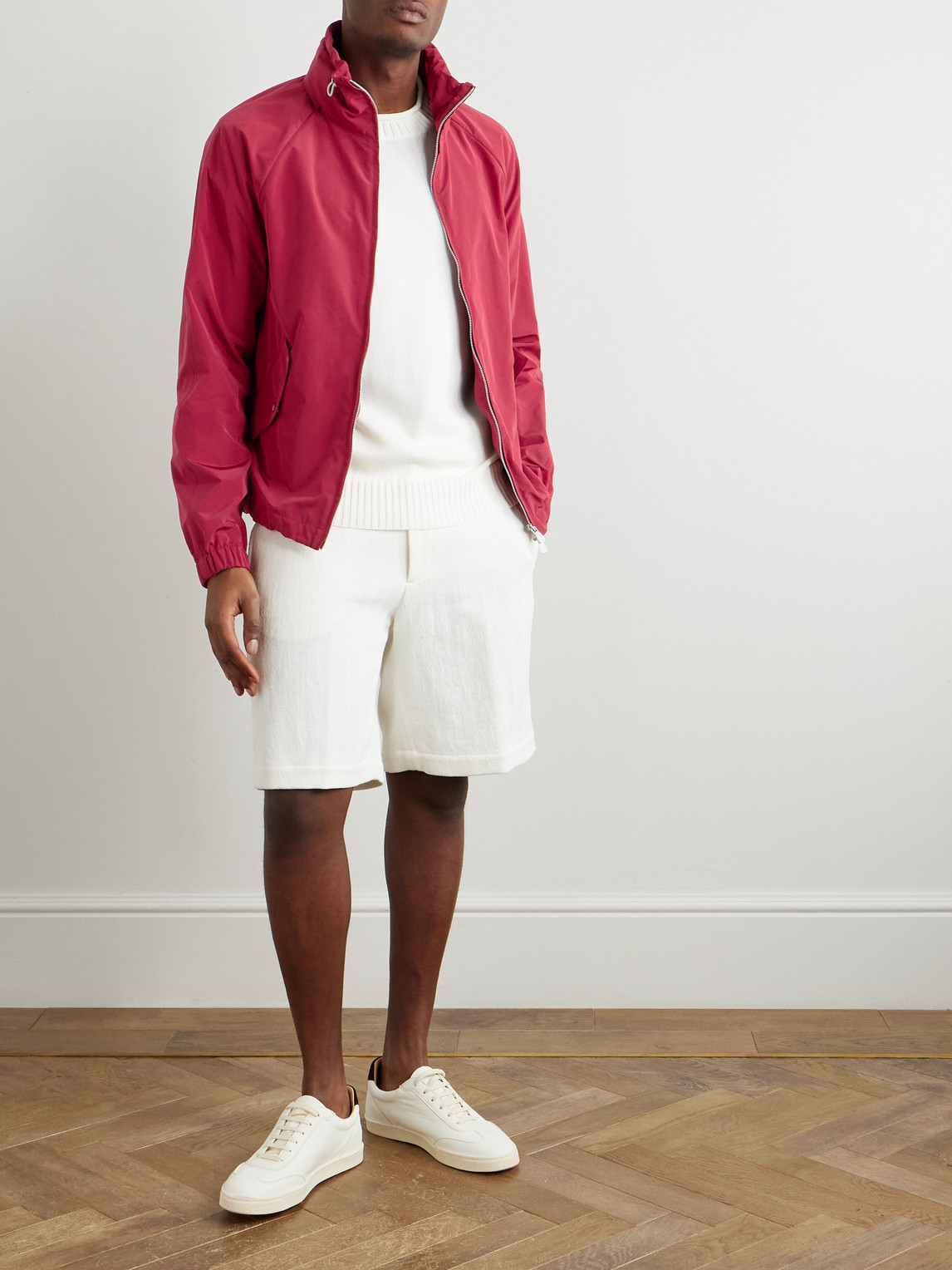 Brunello Cucinelli Shell Jacket In Red
