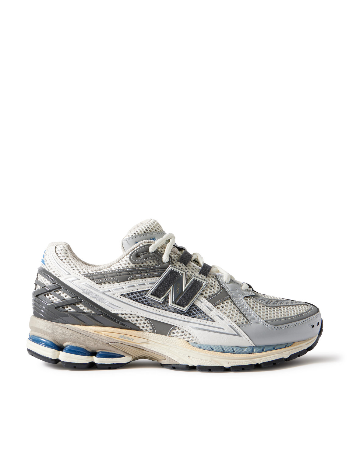 1906 Rubber- and Leather-Trimmed Mesh Sneakers