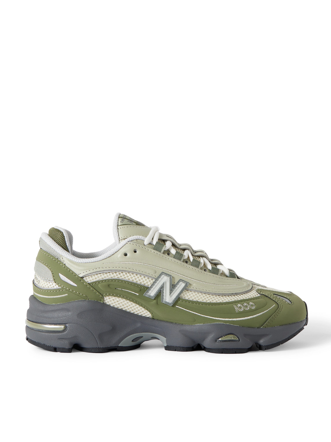 New Balance – M1000 Embroidered Panelled Mesh Sneakers