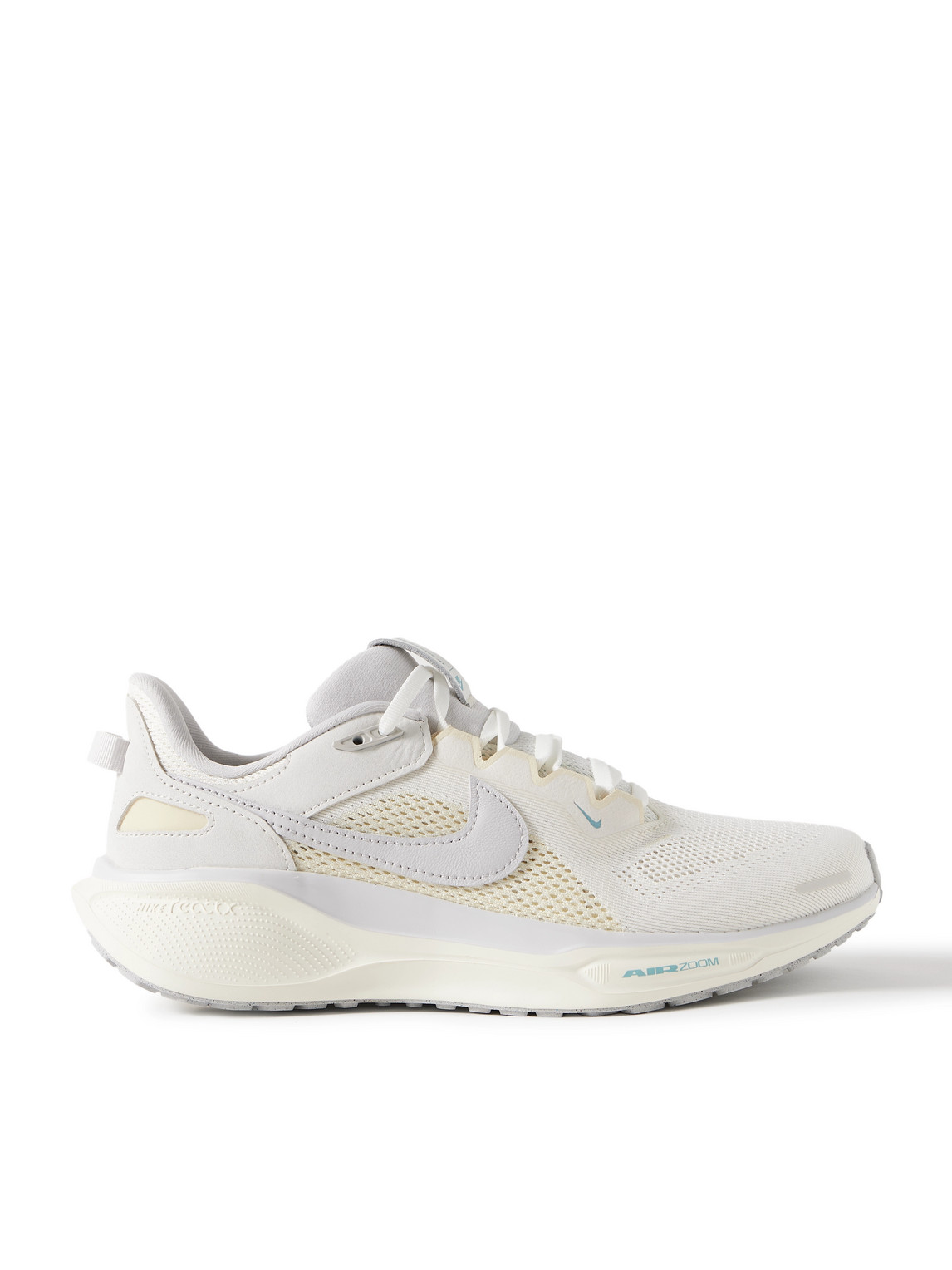 NIKE RUNNING – Air Zoom Pegasus 41 SP Mesh, Nubuck and Leather Running Sneakers