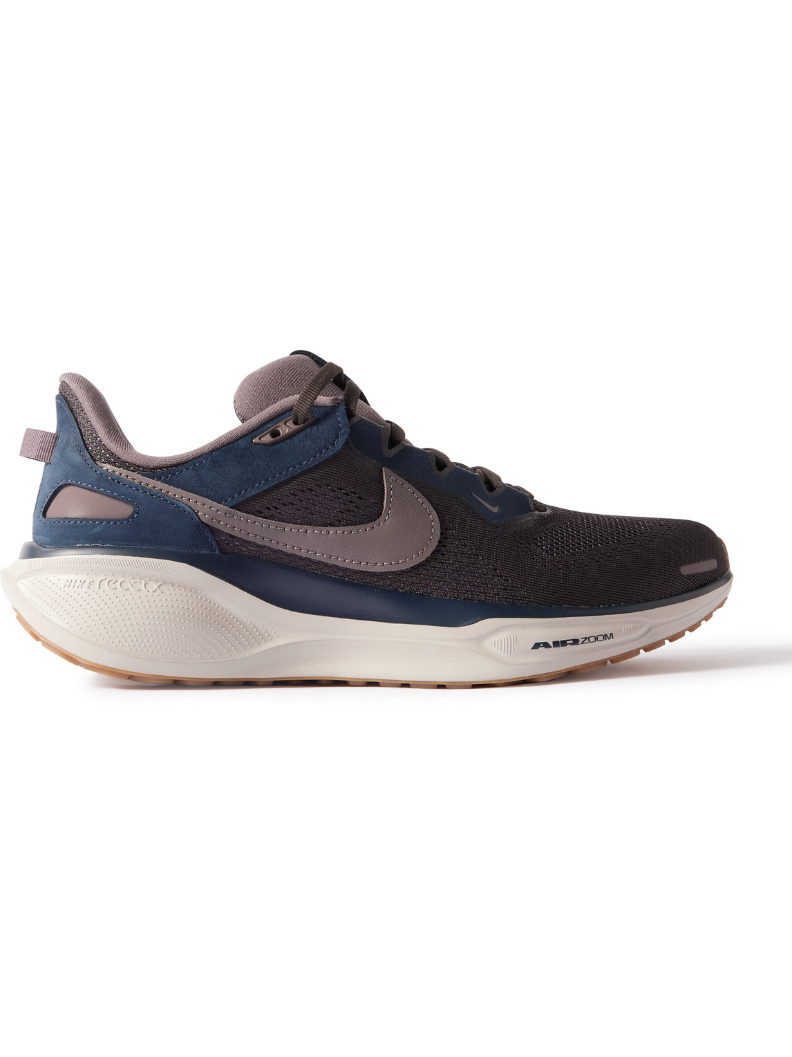 NIKE RUNNING – Air Zoom Pegasus 41 SP Mesh, Nubuck and Leather Running Sneakers