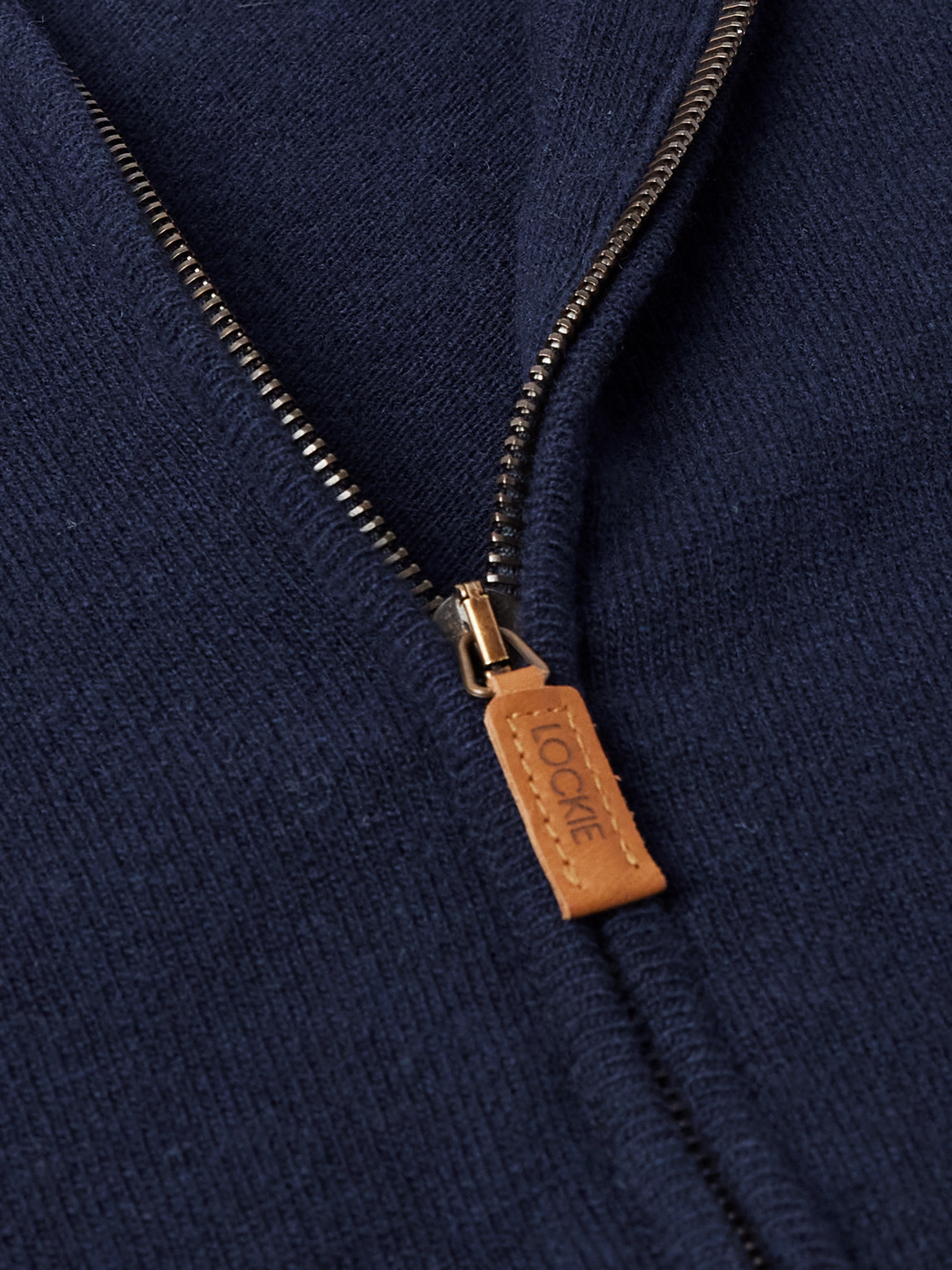 Kingsman William Lockie Slim-fit Merino Wool And Cashmere-blend Zip-up Cardigan