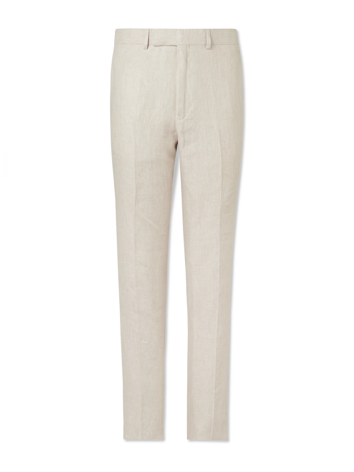 Kingsman Slim-fit Straight-leg Linen Suit Trousers