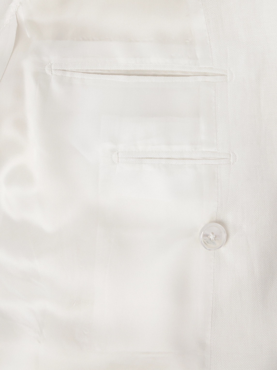 KINGSMAN DOUBLE-BREASTED HERRINGBONE LINEN TUXEDO JACKET