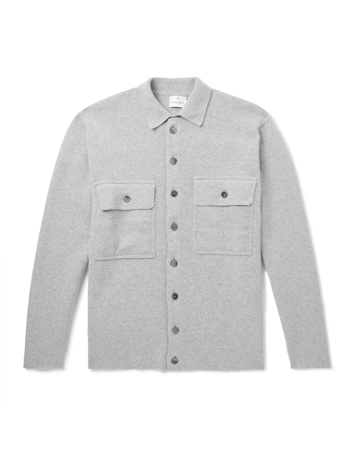 Kingsman Merino Wool And Cashmere-blend Overshirt