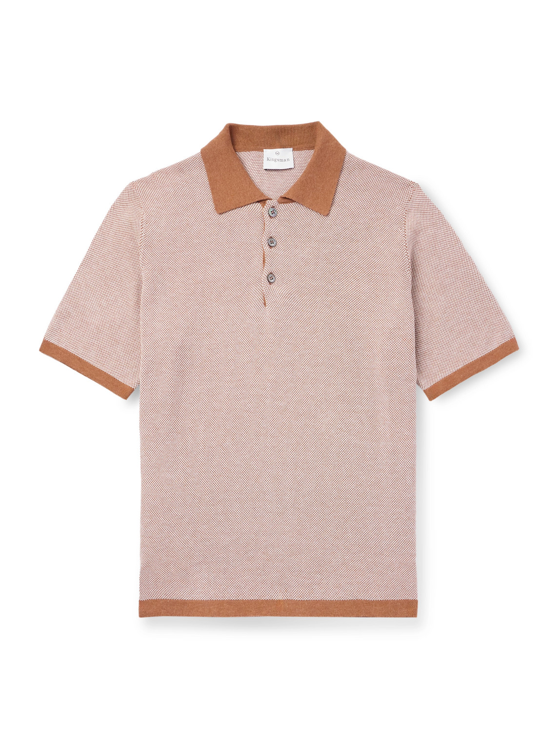 Kingsman Birdseye Cotton Polo Shirt