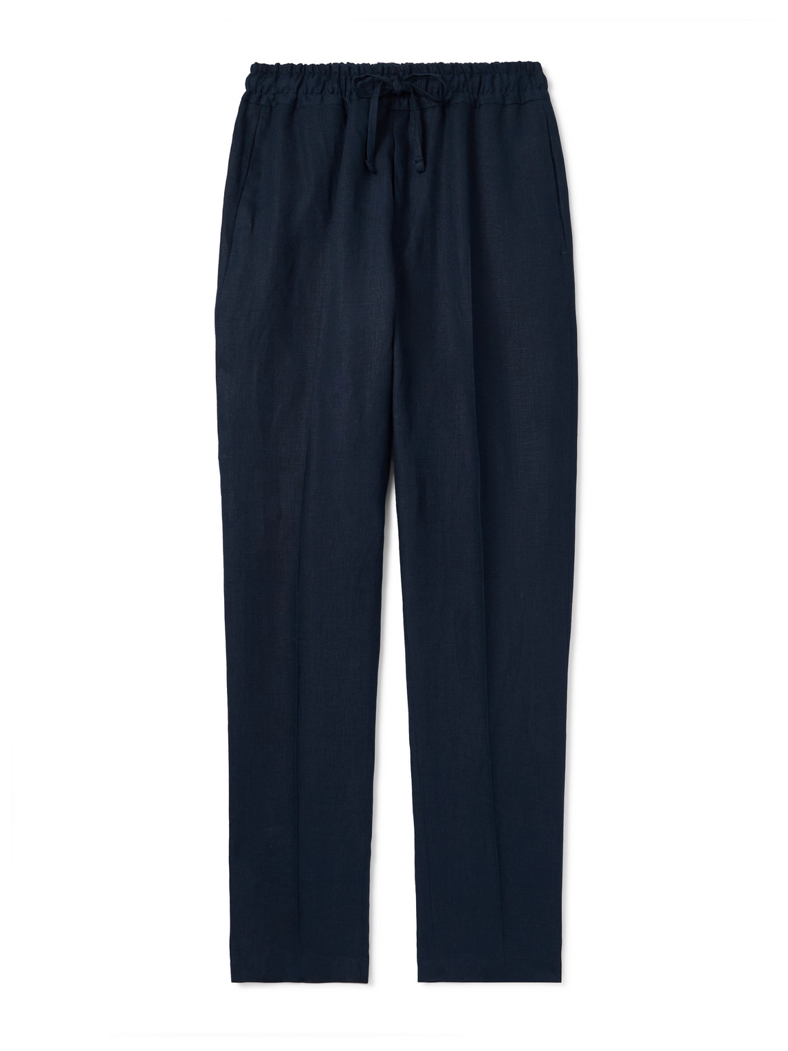 Kingsman Straight-leg Linen Drawstring Trousers