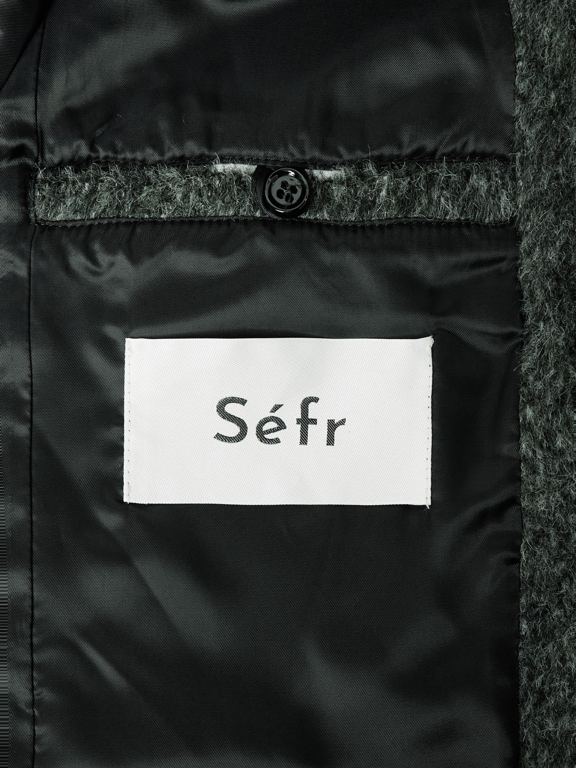 Séfr Argento Brushed-knit Blazer In Gray