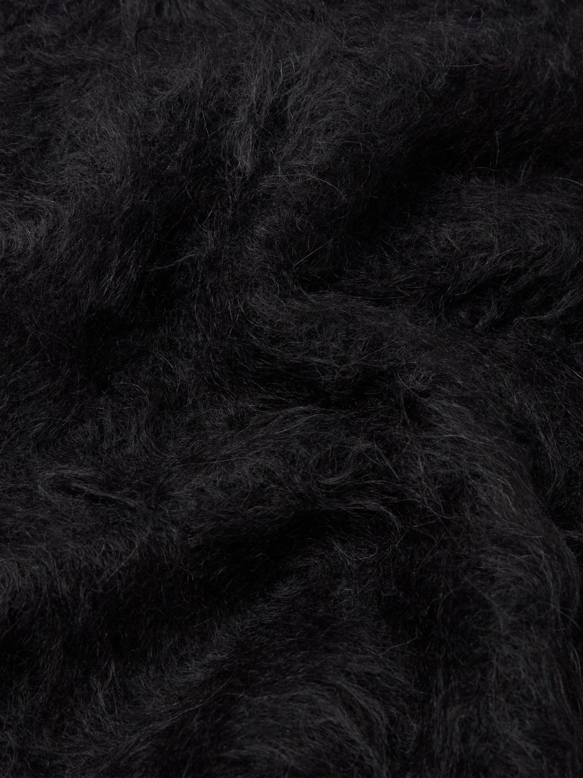 Séfr Haru Alpaca-blend Mock-neck Sweater In Black