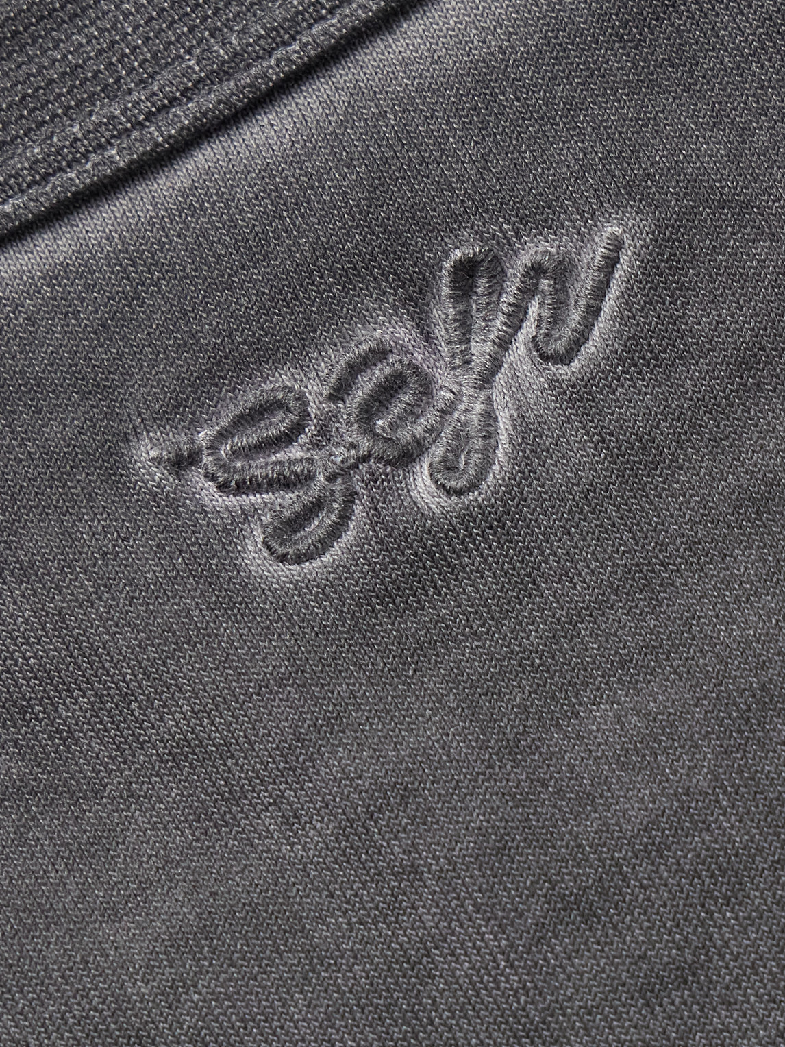 Séfr Mauro Organic Cotton-jersey T-shirt In Gray