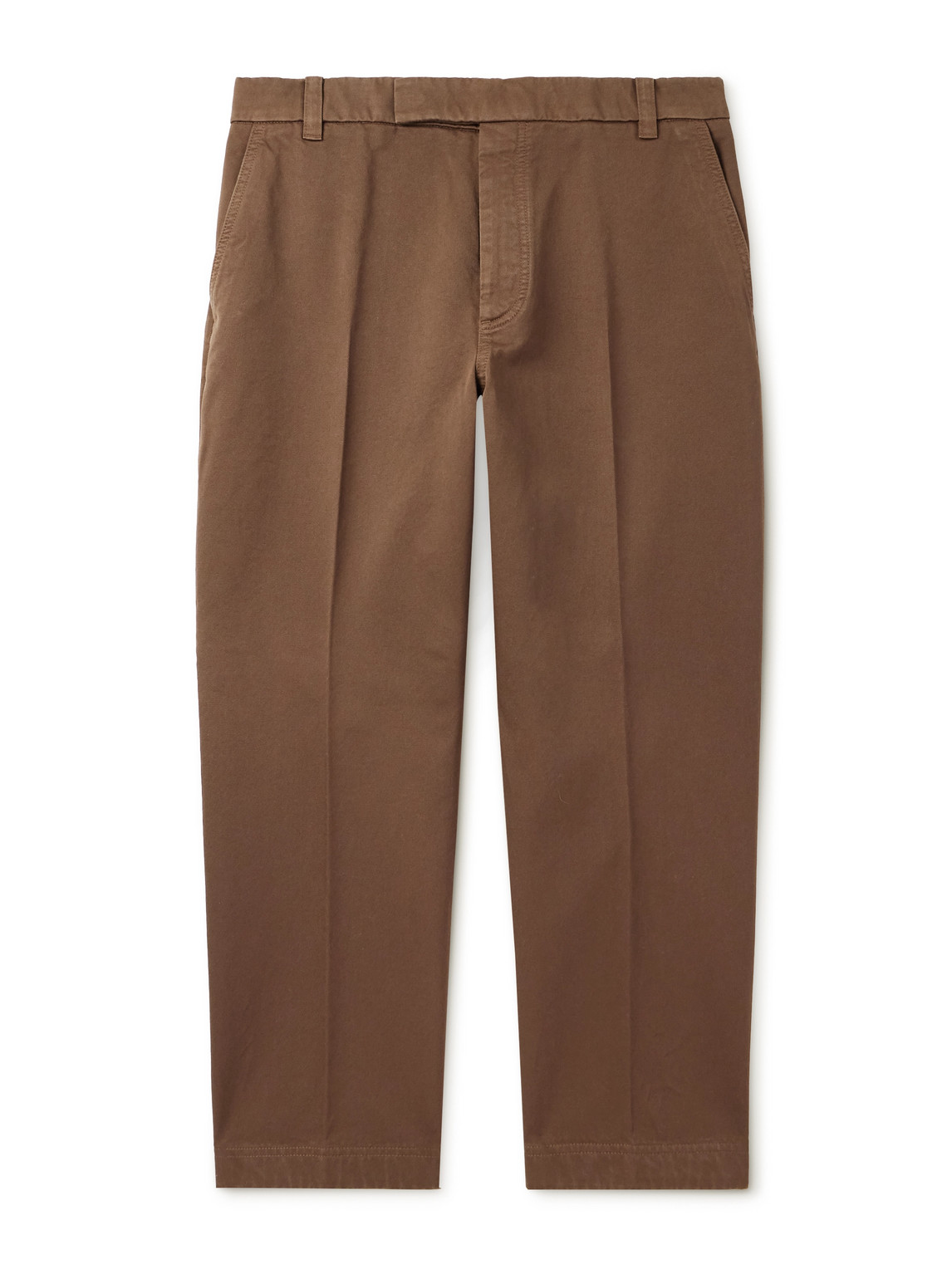 Thom Browne Utility Tapered Garment-dyed Cotton-twill Trousers