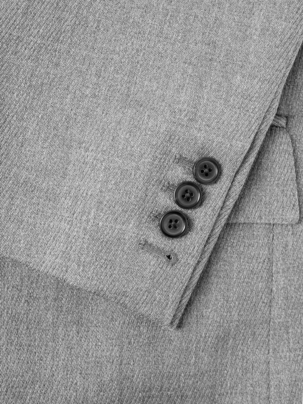 Thom Browne Unstructured Embroidered Twill Jacket In Gray