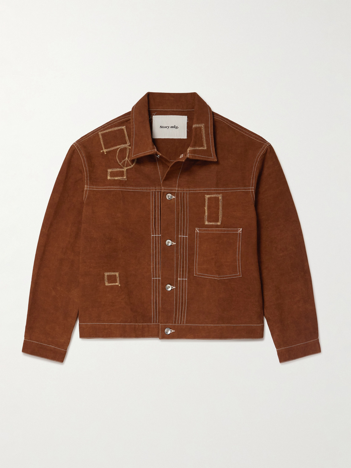 Story Mfg. Ever Embroidered Cotton-Canvas Jacket - Men