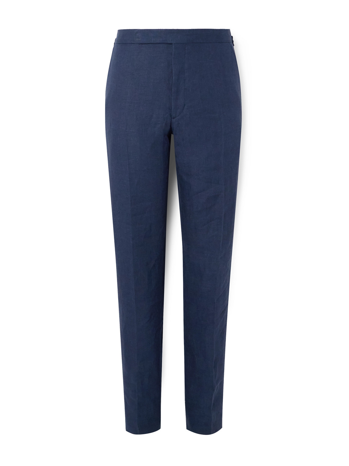 Ralph Lauren Linen Suit Trousers In Blue