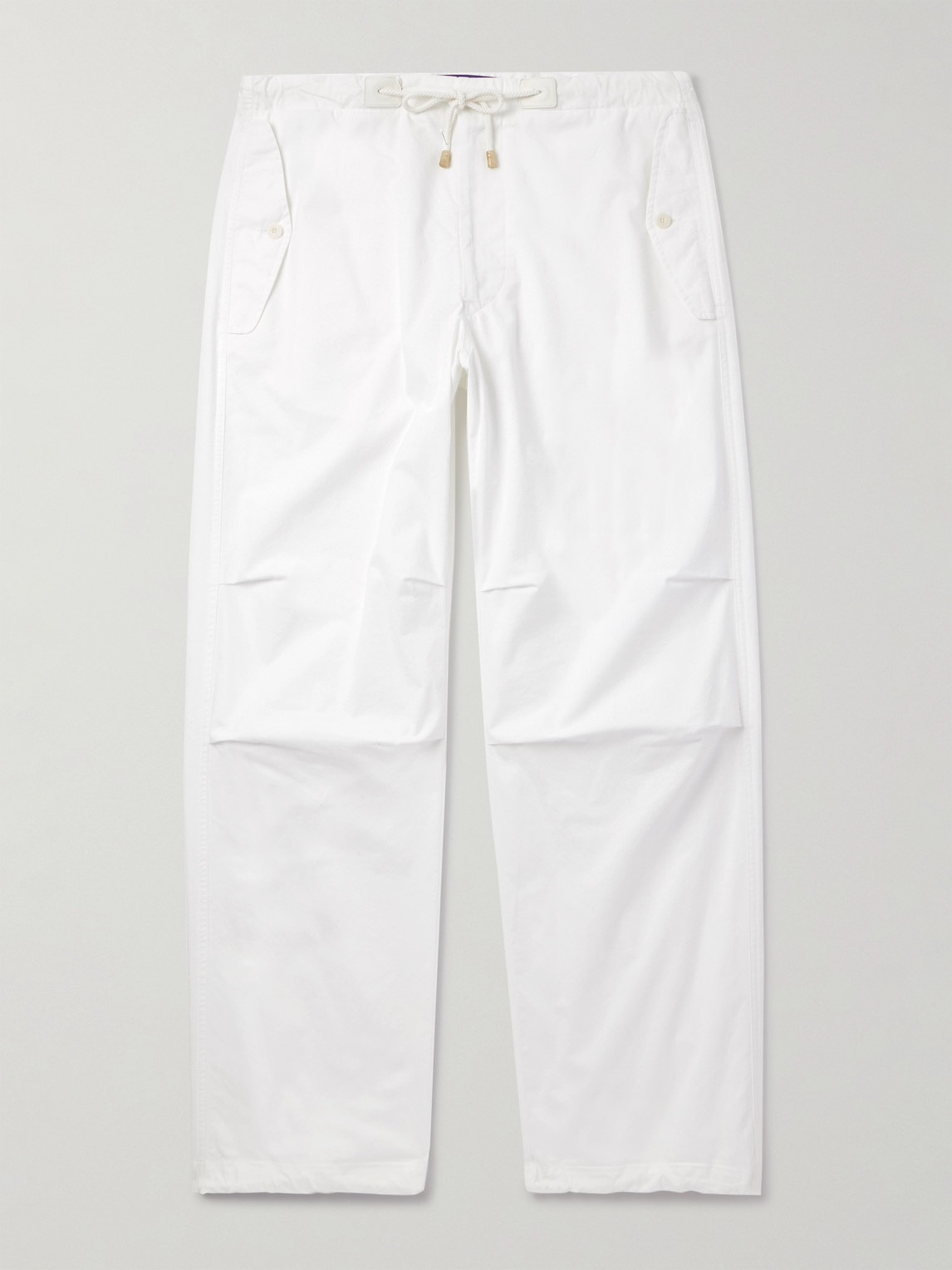 Ralph Lauren Purple Label Cotton-Poplin Trousers - Men