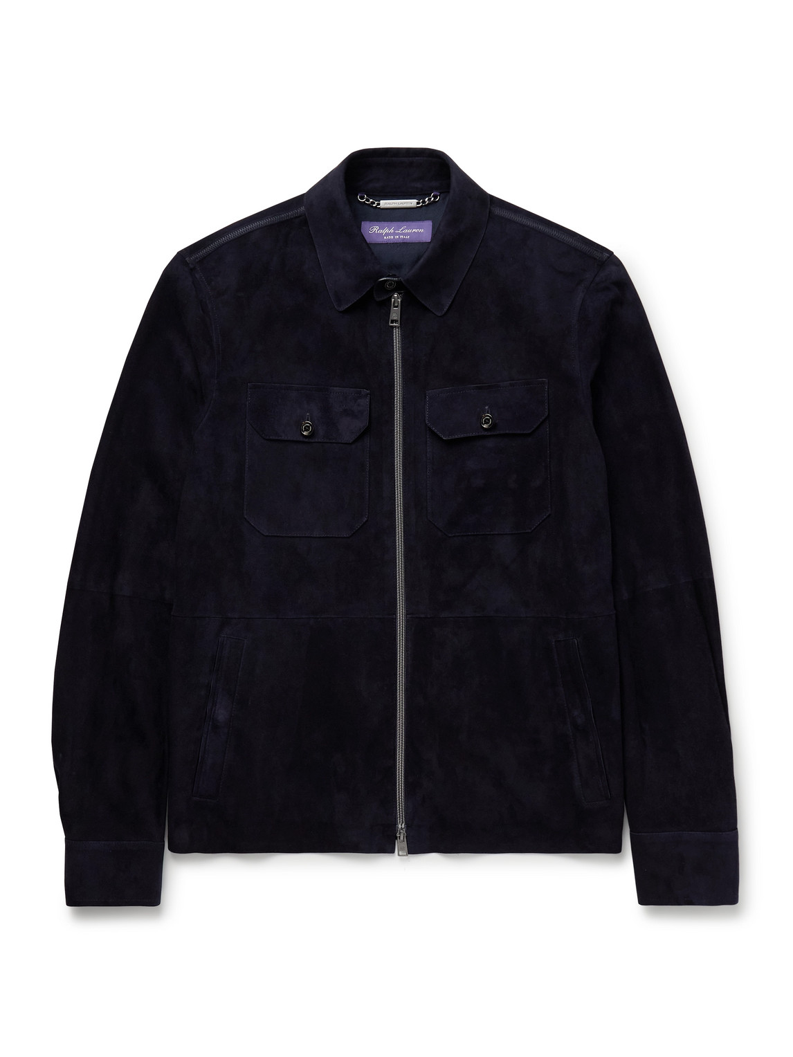 Suede Bomber Jacket