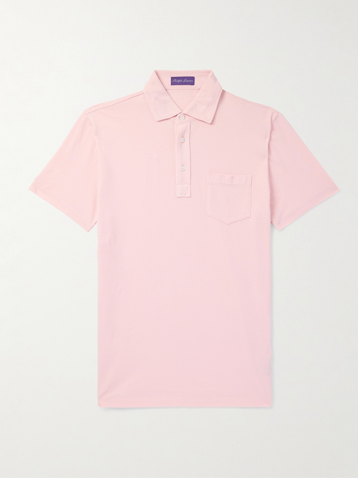 Ralph Lauren Purple Label Slim-Fit Logo-Embroidered Cotton-Piqué Polo Shirten